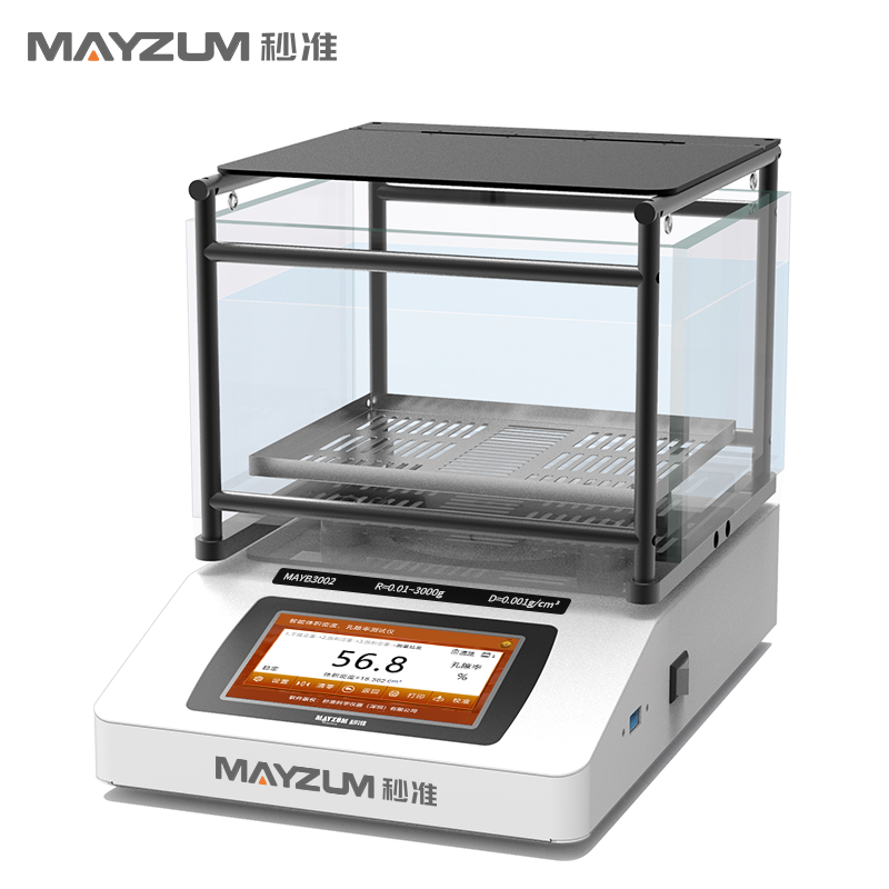 MAYB3202C大量程陶瓷密度比重计 孔隙率 吸水率测试仪